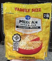 Mexican style blend shredded cheese