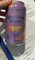Blackberry citrus sparkling water