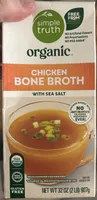organic chicken bone broth with sea salt