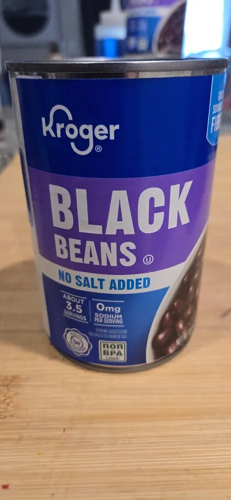 Black Beans No Salt Added