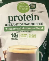 Instant decaf protein coffee
