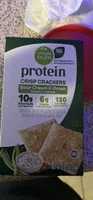 protein crisp crackers sour cream & onion