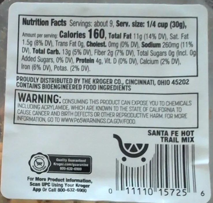 Santa Fe Hot Trail Mix