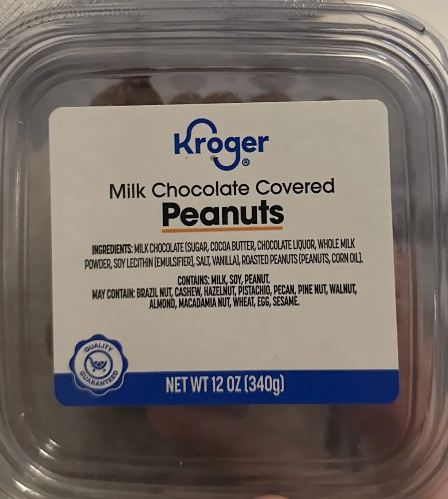 Chocolate peanuts