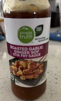 Roasted garlic ginger soy stirfry sauce