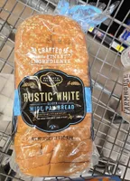 Rustic White Sliced Wide Pan Bread