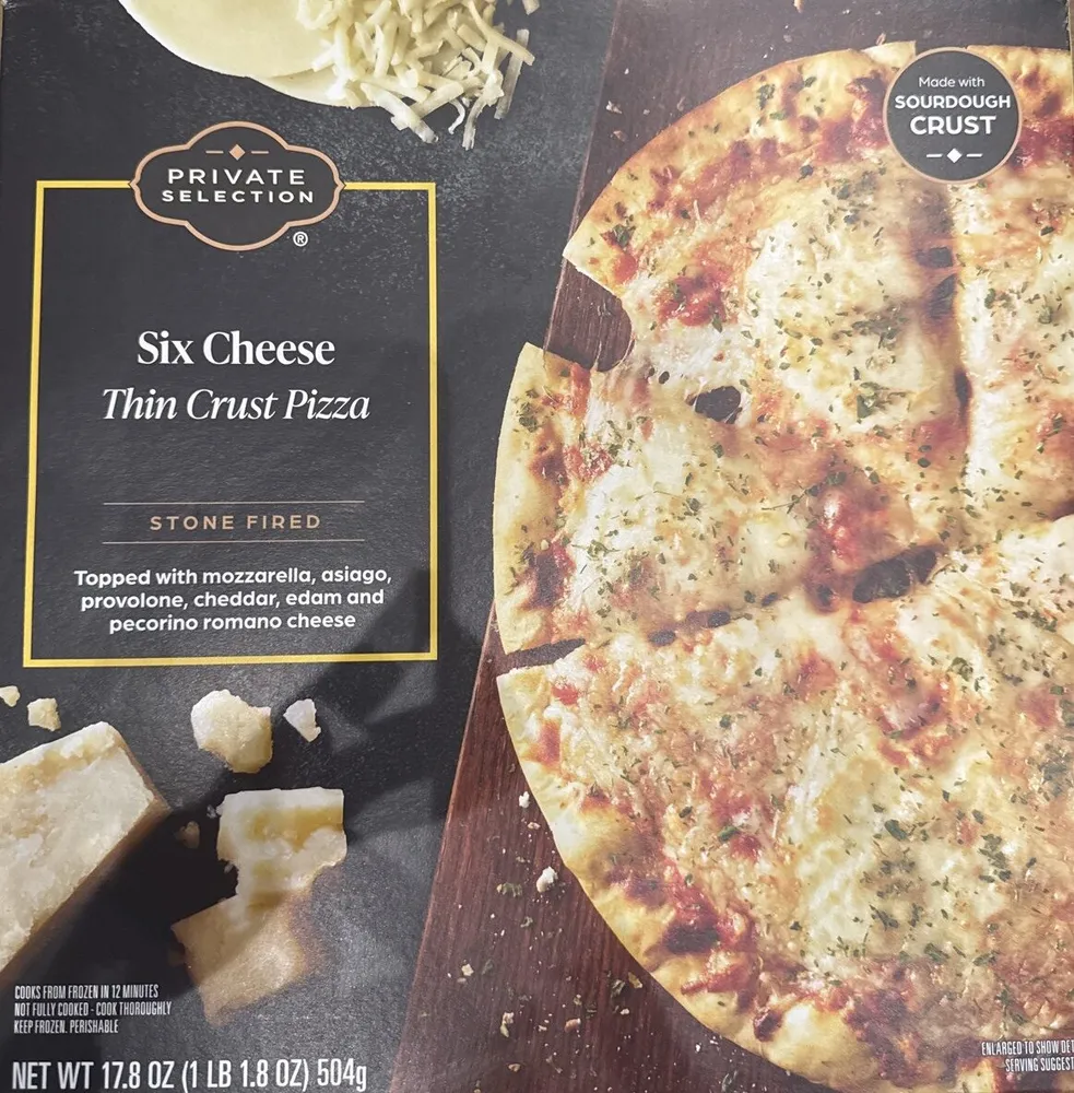 6 Cheese Thin Crust Pizza