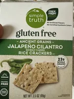 Jalepeno Cilantro Rice Crackers
