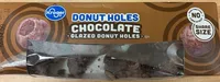 Glazed chocolate donut holes