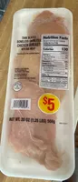 Thin Sliced Boneless Skinless Chicken Breast with Rib Meat