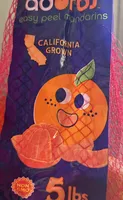 Adores seedless mandarin oranges