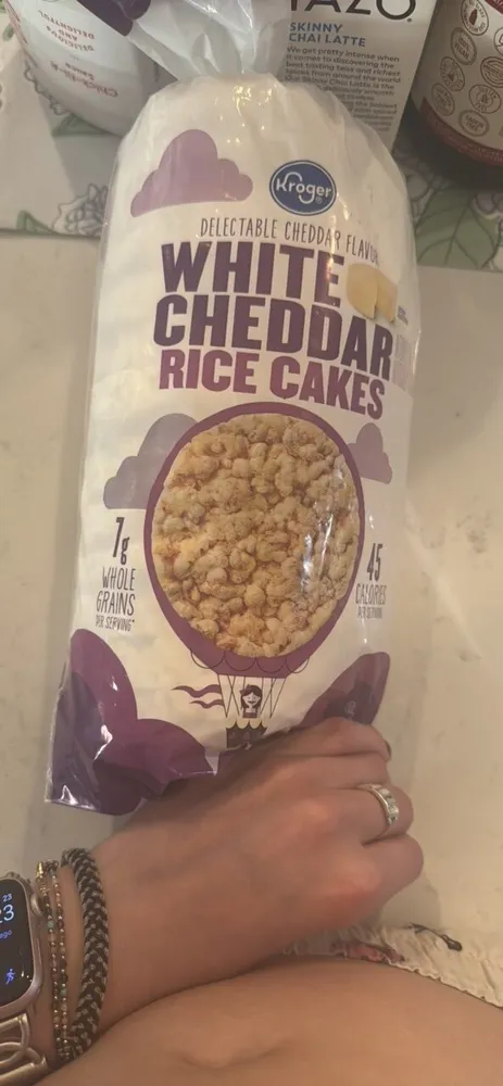 White Cheddar Rice Cakes