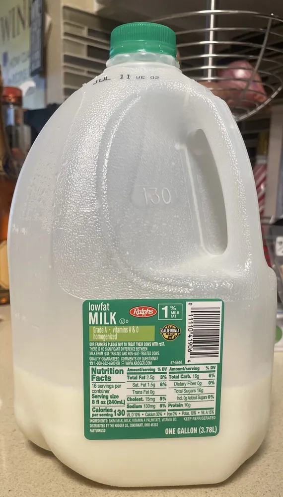 Lowfat Milk 1%