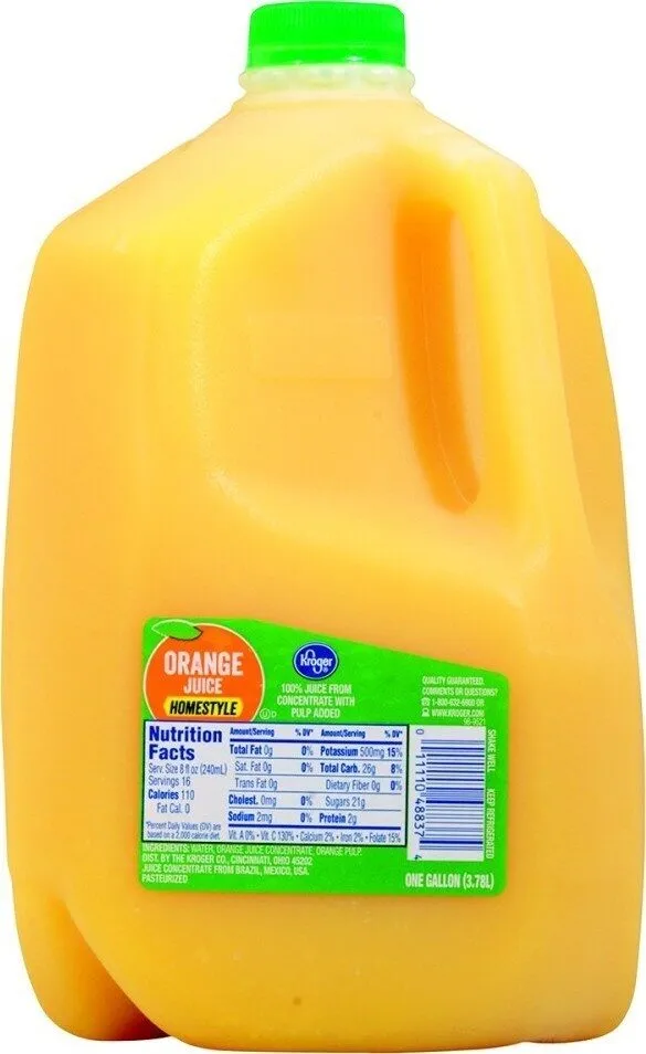 Homestyle orange juice