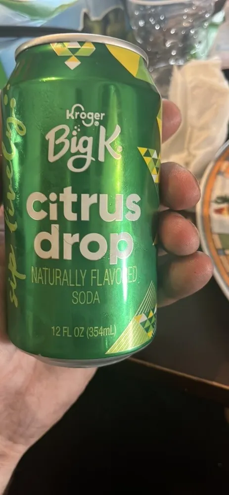 citrus drop NATURALLY FLAVORED SODA