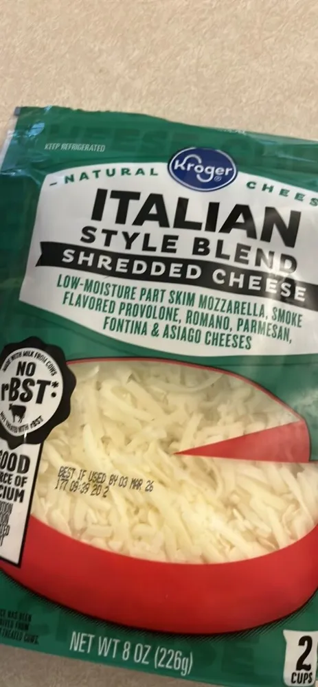 Italian Style Blend Shredded Cheese