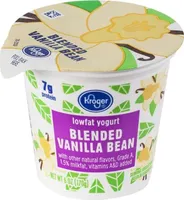 Blended vanilla bean lowfat yogurt