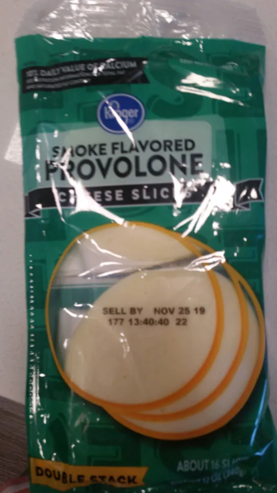 Smoke Flavored Provolone Cheese Slices