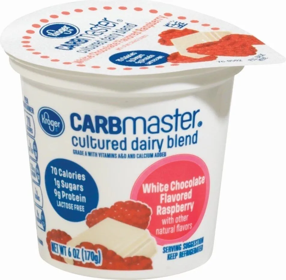 Carbmaster white chocolate flavored raspberry