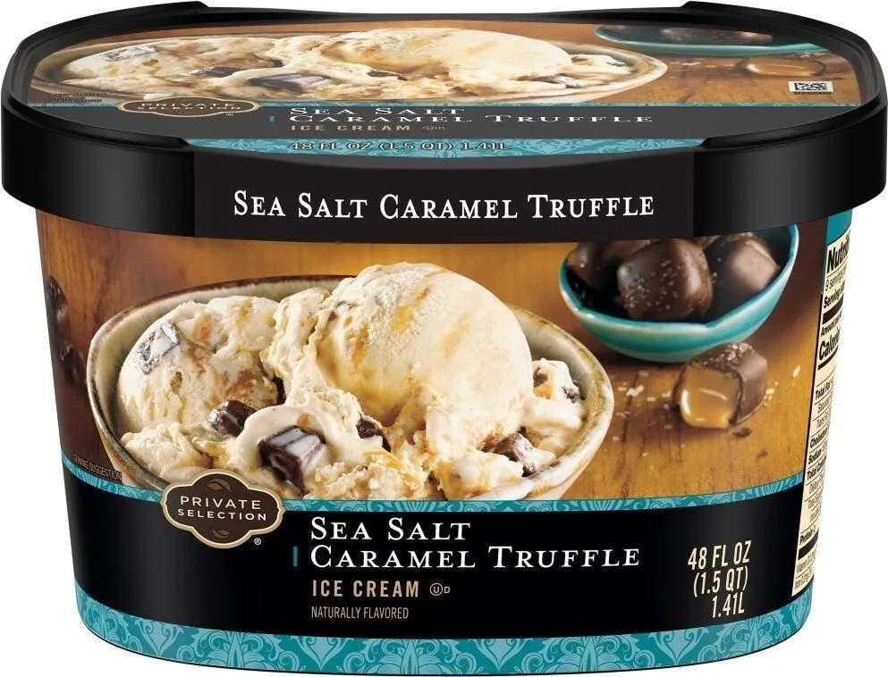 Sea Salt Caramel Truffle Ice Cream