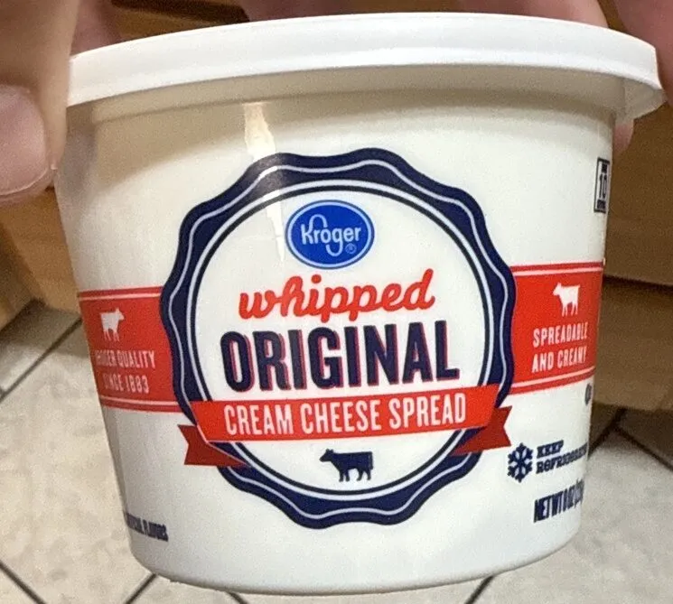 whipped ORIGINAL CREAM CHEESE SPREAD