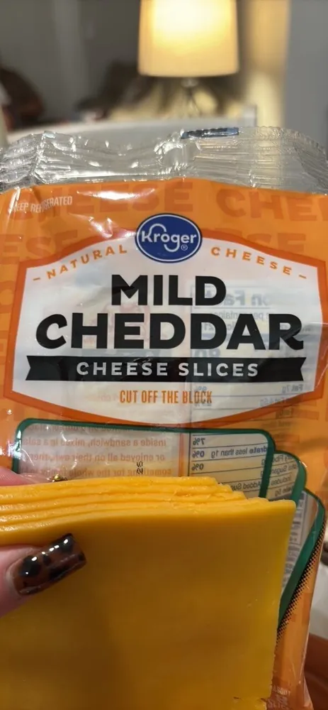 Mild Cheddar Cheese Slices