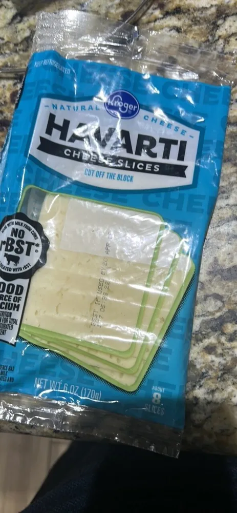 Havarti Cheese Slices