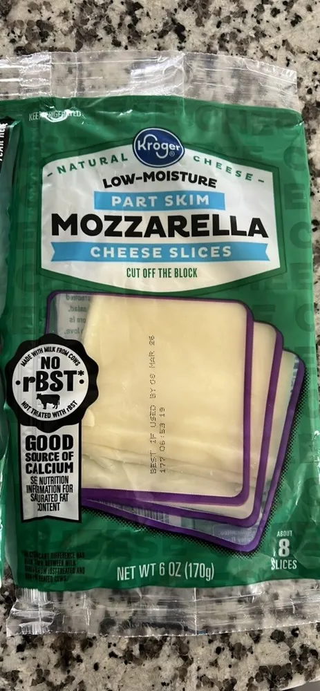 Mozzarella Cheese Slices