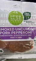 Smoked Uncured pork pepperoni