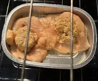 Atlantic Salmon with Seafood Stuffing