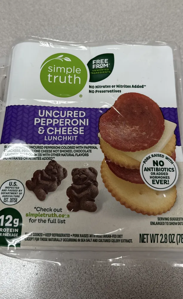 UNCURED PEPPERONI & CHEESE LUNCHKIT