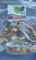 Cranberries and cherries trail mix