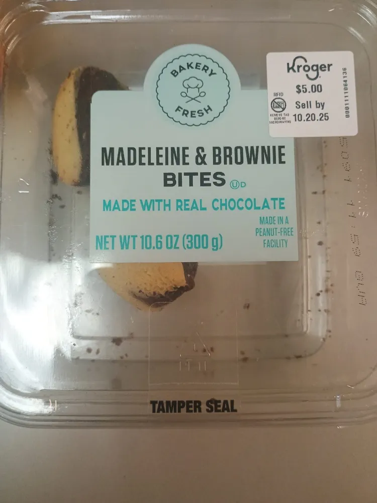 Madeleine & Brownie Bites