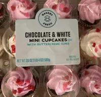 Chocolate & White Mini Cupcakes