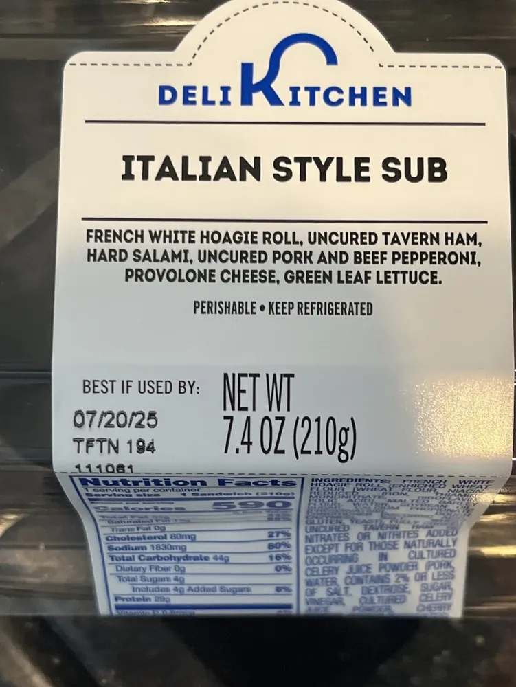 ITALIAN STYLE SUB