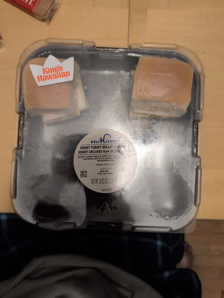Honey Turkey Breast Cheddar & Honey Uncured Ham Gouda Sliders