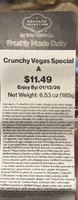 Crunchy Vegas Special A