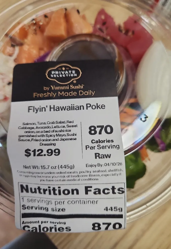 Yummi Sushi Flyin' Hawaiian Poke