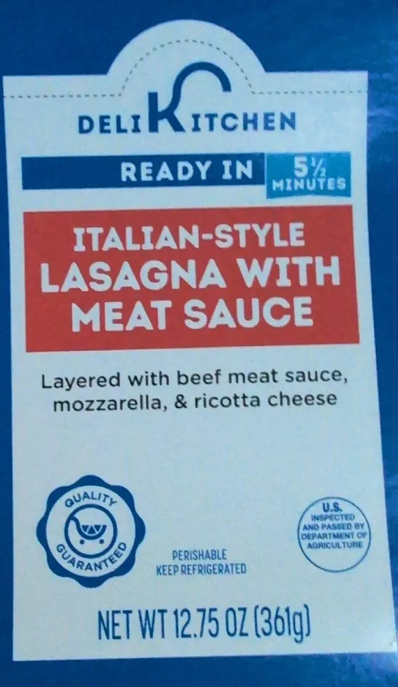 Italian-Style Lasagna With Meat Sauce
