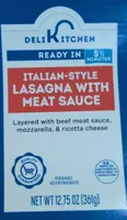 Italian-Style Lasagna With Meat Sauce