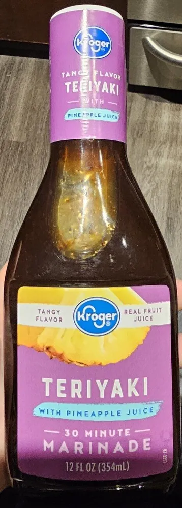 TERIYAKI WITH PINEAPPLE JUICE 30 MINUTE MARINADE
