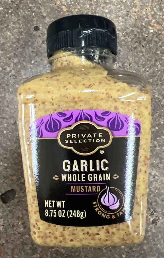Whole grain garlic mustard