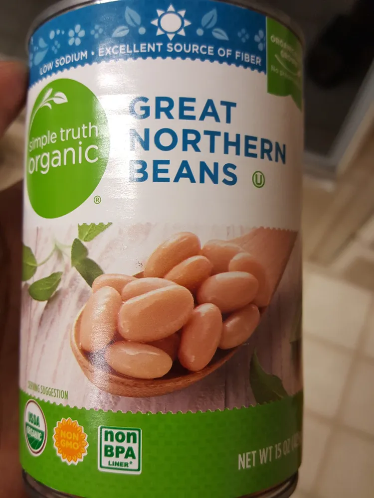 organic GREAT NORTHERN BEANS LOW SODIUM