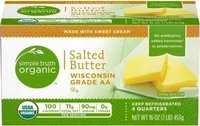organic WISCONSIN GRADE AA SALTED BUTTER