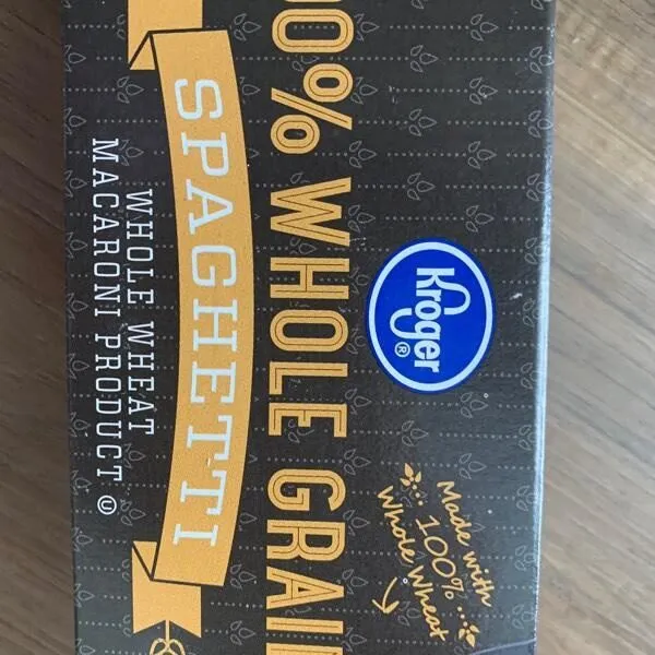 100% Whole Grain Spaghetti