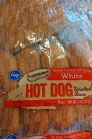 White Hot Dog Enriched Buns