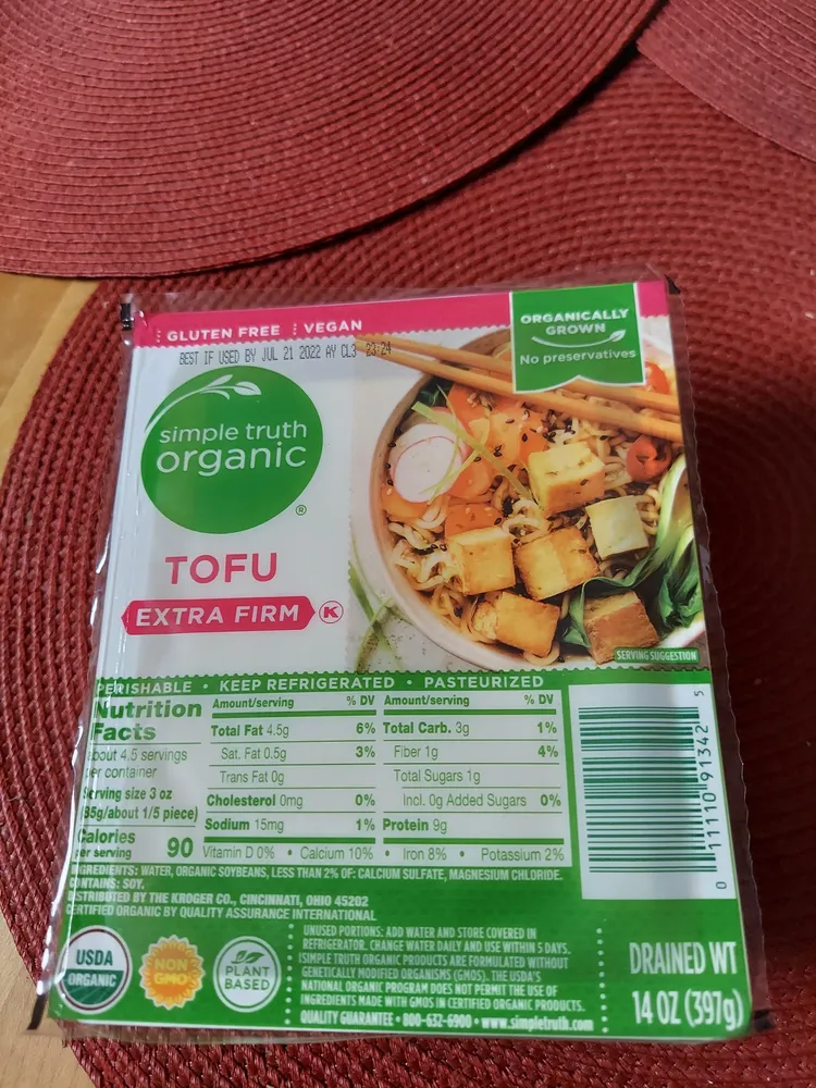 organic extra firm tofu