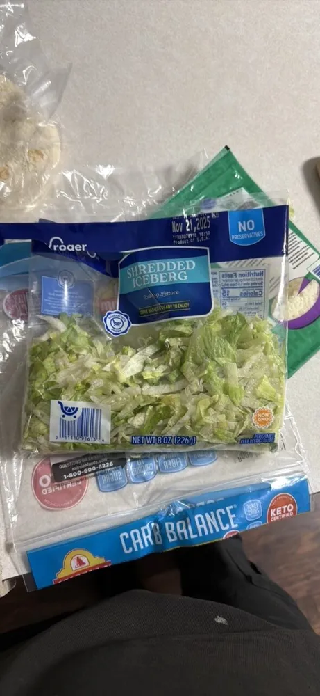 Shredded Iceberg Iceberg Lettuce