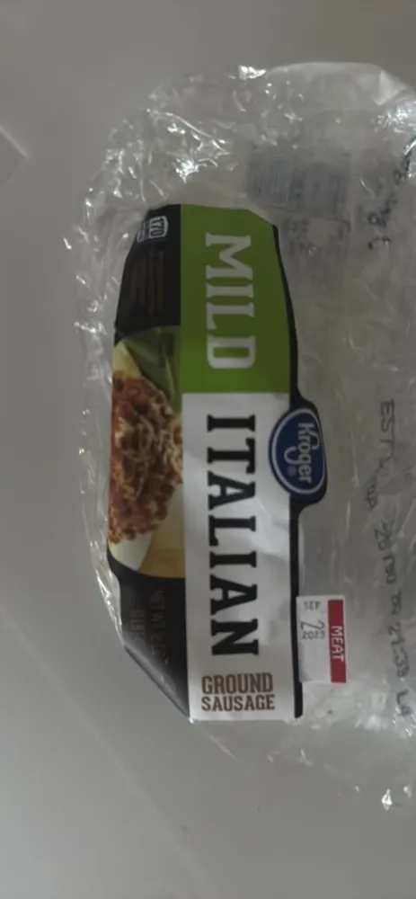 Mild Italian Style Ground Sausage