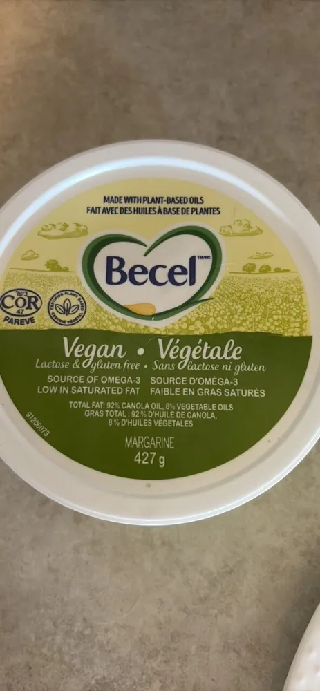 Margarine végétale
